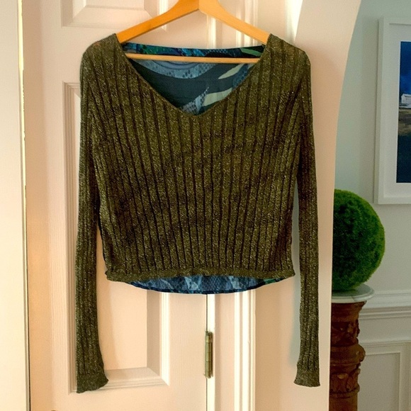 Roberto Cavalli Just Cavalli Knit Printed Blouse xs - Picture 4 of 16